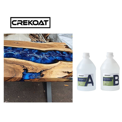 Ultra Clear 2/1 Deep Tuang Epoxy Resin Untuk Ketahanan Benturan River Tables