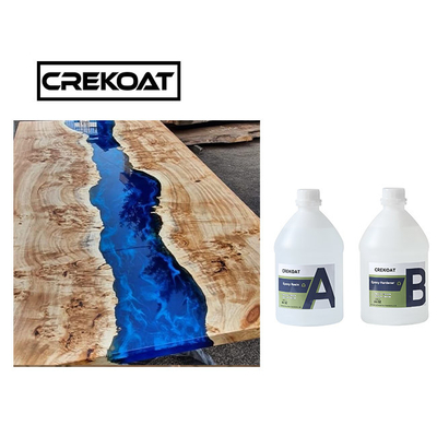 Casting Ultra Clear Deep Pour Epoxy Resin River Table Art Pencampuran Mudah