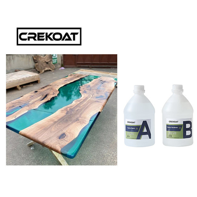 Viskositas Rendah Tuang Dalam Epoxy Resin Casting River Table Kayu Tahan Gores