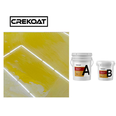 Metalik Beton Epoxy Resin lantai Cat Lapisan Perlindungan UV Secara Alami Berbusa