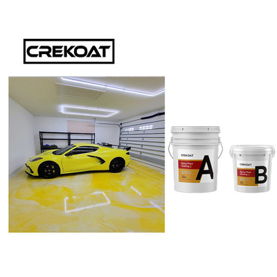 Metalik Beton Epoxy Resin lantai Cat Lapisan Perlindungan UV Secara Alami Berbusa