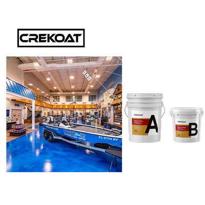 Self Leveling Black Metallic Epoxy Floor Coating untuk Keramik