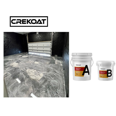 Self Leveling Black Metallic Epoxy Floor Coating untuk Keramik