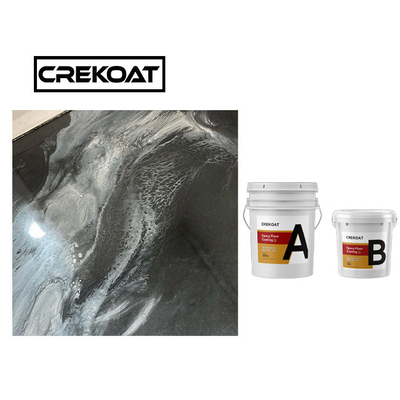 Cat Lantai Logam Resin Epoksi Murni Tahan Panas