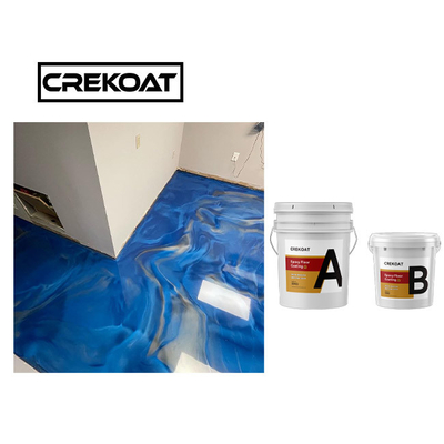 Cat Lantai Logam Resin Epoksi Murni Tahan Panas
