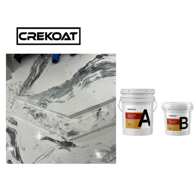 Cat Lantai Logam Resin Epoksi Murni Tahan Panas