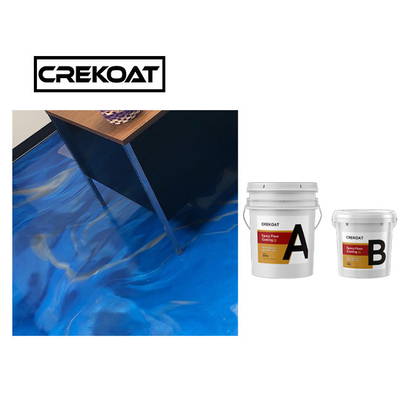 Cat Lantai Logam Resin Epoksi Murni Tahan Panas