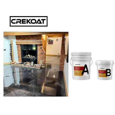 100% Solid Poly Epoxy Resin Coating Sistem Lantai Epoxy Metalik
