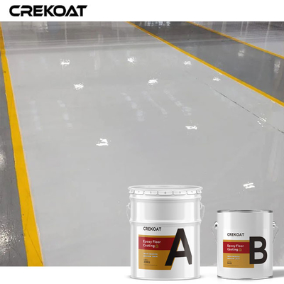 100% Pelapis Lantai Garasi Hias Padat Resin Epoksi Transparan Gloss Tinggi