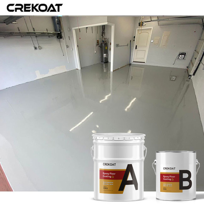 Lapisan lantai epoxy farmasi tahan api Tahan lalu lintas kaki yang berat