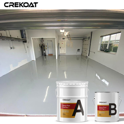 100% Pelapis Lantai Garasi Hias Padat Resin Epoksi Transparan Gloss Tinggi