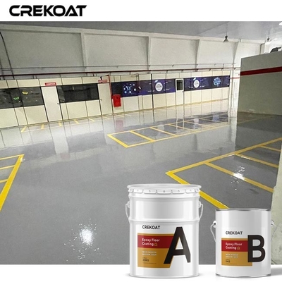 Pelapis Lantai Epoksi Industri Tidak Berbau Cat Lantai Beton Self Leveling Untuk Lalu Lintas Forklift