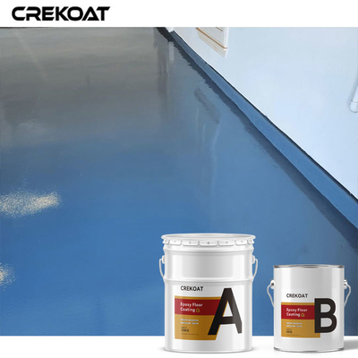 Cat Lantai Epoxy Cepat Kering Warna Epoxy Flake Coating Non Ambering