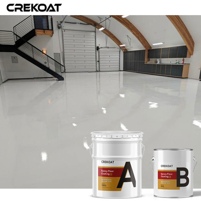 Cat Lantai Epoxy Cepat Kering Warna Epoxy Flake Coating Non Ambering