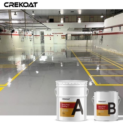 No Peeling Resin Industrial Epoxy Floor Coating Bebas Perawatan Untuk Beton