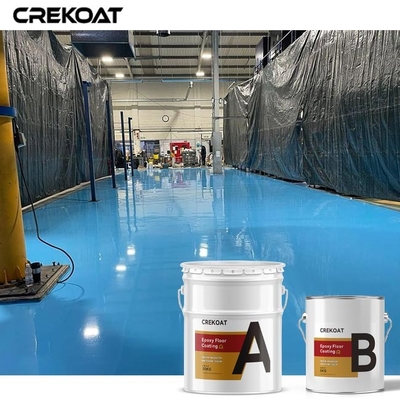 No Peeling Resin Industrial Epoxy Floor Coating Bebas Perawatan Untuk Beton