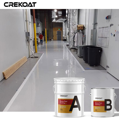 Fast Track Epoxy Lantai Lapisan Industri High Gloss Untuk Ruang Ritel