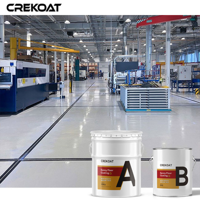 Pelapis Lantai Epoksi Industri Self Leveling Berbasis Air Tidak Beracun High Gloss