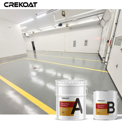 Pelapis Lantai Epoksi Industri Self Leveling Berbasis Air Tidak Beracun High Gloss