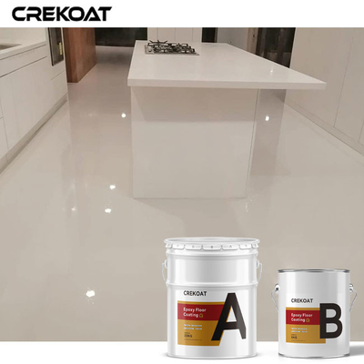 Tidak Berbau Pelapis Lantai Epoksi Industri 100% Resin Epoksi Padat