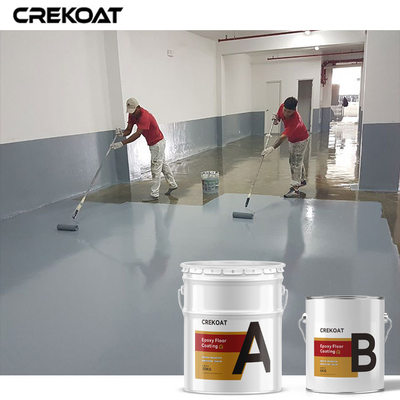 Ruang Industri Pelapis Lantai Epoxy Non Slip Ketahanan Memakai Bahan Kimia