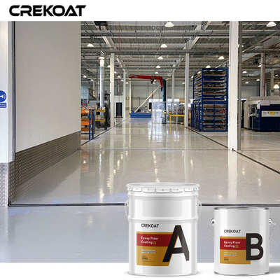 Ruang Industri Pelapis Lantai Epoxy Non Slip Ketahanan Memakai Bahan Kimia