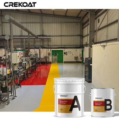 Ketahanan Kimia Pelapis Lantai Epoxy Non Slip Menahan Lalu Lintas Kaki Berat 1,3g/cm3