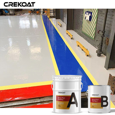 Ketahanan Kimia Pelapis Lantai Epoxy Non Slip Menahan Lalu Lintas Kaki Berat 1,3g/cm3