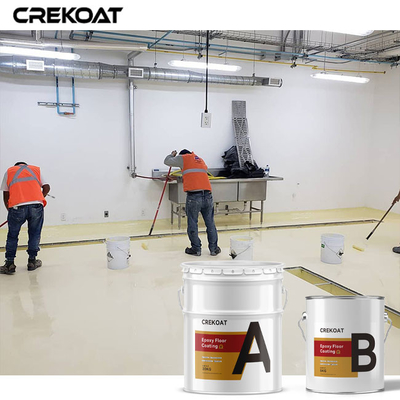 Pelapis Lantai Epoxy Non Slip Higienis Mulus Menggabungkan Epoxy Resin Dan Aditif