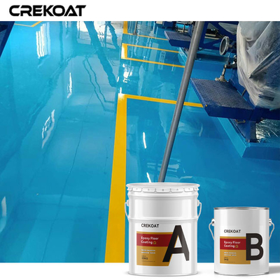 Instalasi cepat Lapisan lantai epoxy industri Gloss tinggi Meminimalkan downtime untuk bisnis