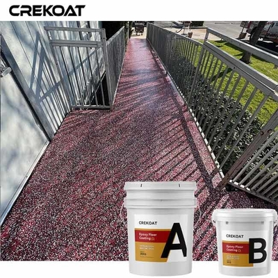 Serpihan Warna Dekoratif Pelapis Resin Epoksi Bening Untuk Dek Kolam Renang