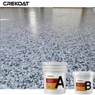 Serpihan Broadcast Pelapis Lantai Resin Epoxy Resin Primer Basecoat Topcoat