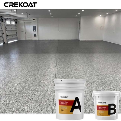 Vinyl Chips Flake Clear Resin Floor Coating Dengan Epoxy Quartz Metallic