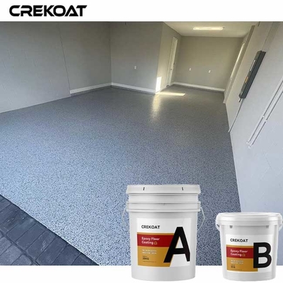 Vinyl Chips Flake Clear Resin Floor Coating Dengan Epoxy Quartz Metallic