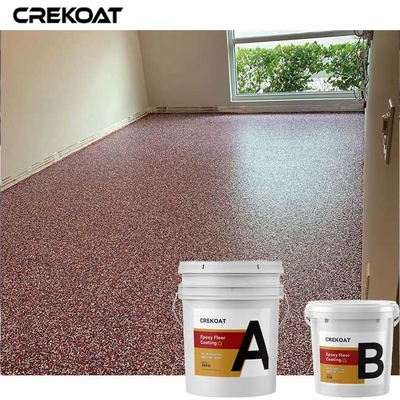 Flake Epoxy Resin Beton Cat Anti Slip Protection Untuk Lantai Garasi