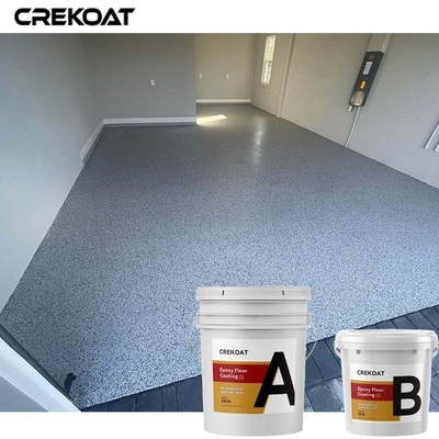 Flake Epoxy Resin Beton Cat Anti Slip Protection Untuk Lantai Garasi