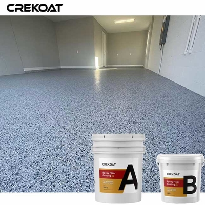 TDS Color Flake Epoxy Resin Floor Coating Tahan Cairan
