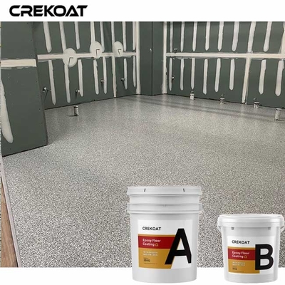 TDS Color Flake Epoxy Resin Floor Coating Tahan Cairan