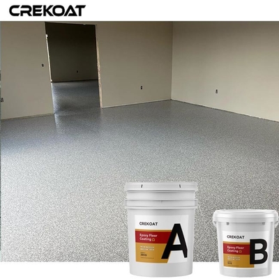 Solvent Free Epoxy Flake Coating Tekstur Anti Selip Dan Desain Unik