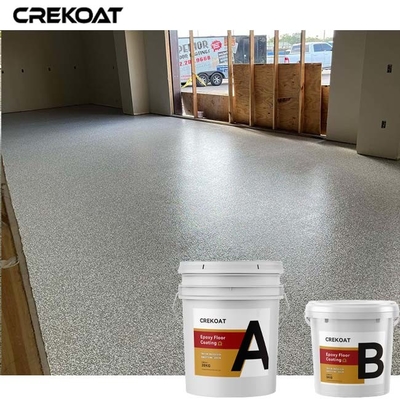 Solvent Free Epoxy Flake Coating Tekstur Anti Selip Dan Desain Unik