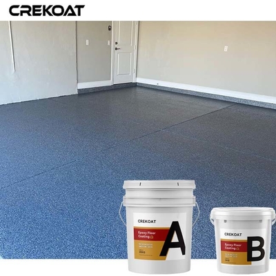 Clear Epoxy Resin Floor Coating Flakes Polyurethane Polyaspartic Untuk Lantai Beton