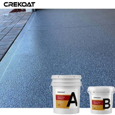 100% Solid Polyaspartic Flake Epoxy Resin Floor Coating Terrazzo Permukaan Halus