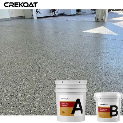 5mm Vinyl Flakes Epoxy Resin Floor Coating Memberikan Resistensi Dampak Daya Tahan