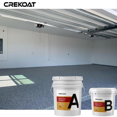 Serpihan Berwarna-warni Epoxy Resin Floor Coating Granit Marmer Penampilan Untuk Garasi