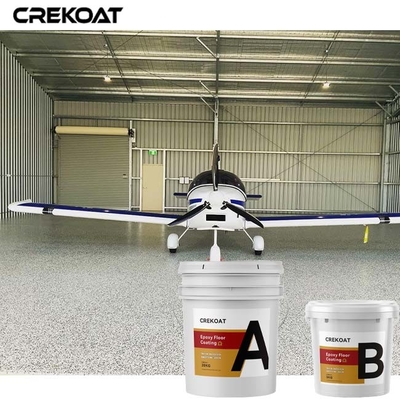 Paint Flakes Epoxy Resin Floor Coating Untuk Garasi Basement Beton