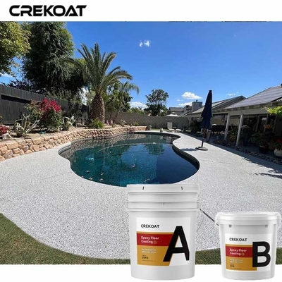Pelapis Lantai Epoxy Resin De Foaming Tidak Berbau Mudah Dibersihkan