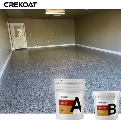 Pelapis Lantai Epoxy Resin Serpihan Aman Dengan Warna Dan Tekstur Kustom