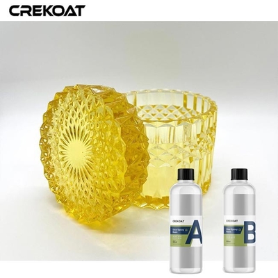 Non Toxic Liquid Glass Epoxy Deep Pour Untuk Resin Dice Casting