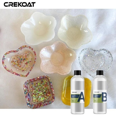 High Glossiness Art Liquid Casting Resin 2 Gallon Ditingkatkan Stabilitas UV Untuk Patung Luar Ruang