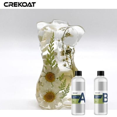 Bubble Free Liquid Casting Resin Fast Hardening Cure Time Clear Epoxy Finish Untuk Kayu Tahan UV